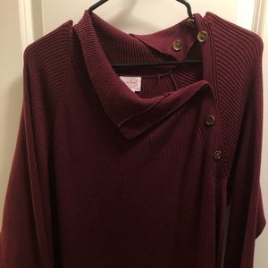 XXL Isabel Maternity Knit Midi Tunic Dress